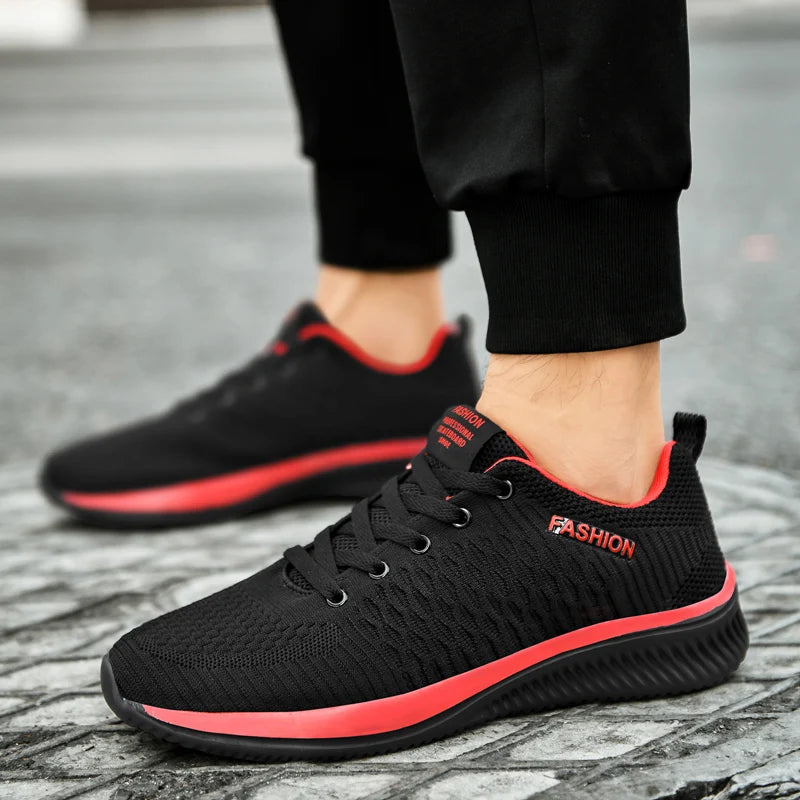 Hot Sale Black Red Cheap Running Shoes Men Women Large Size 47 48 Breathable Light Sports Sneakers Men Gym Shoes tenis masculino