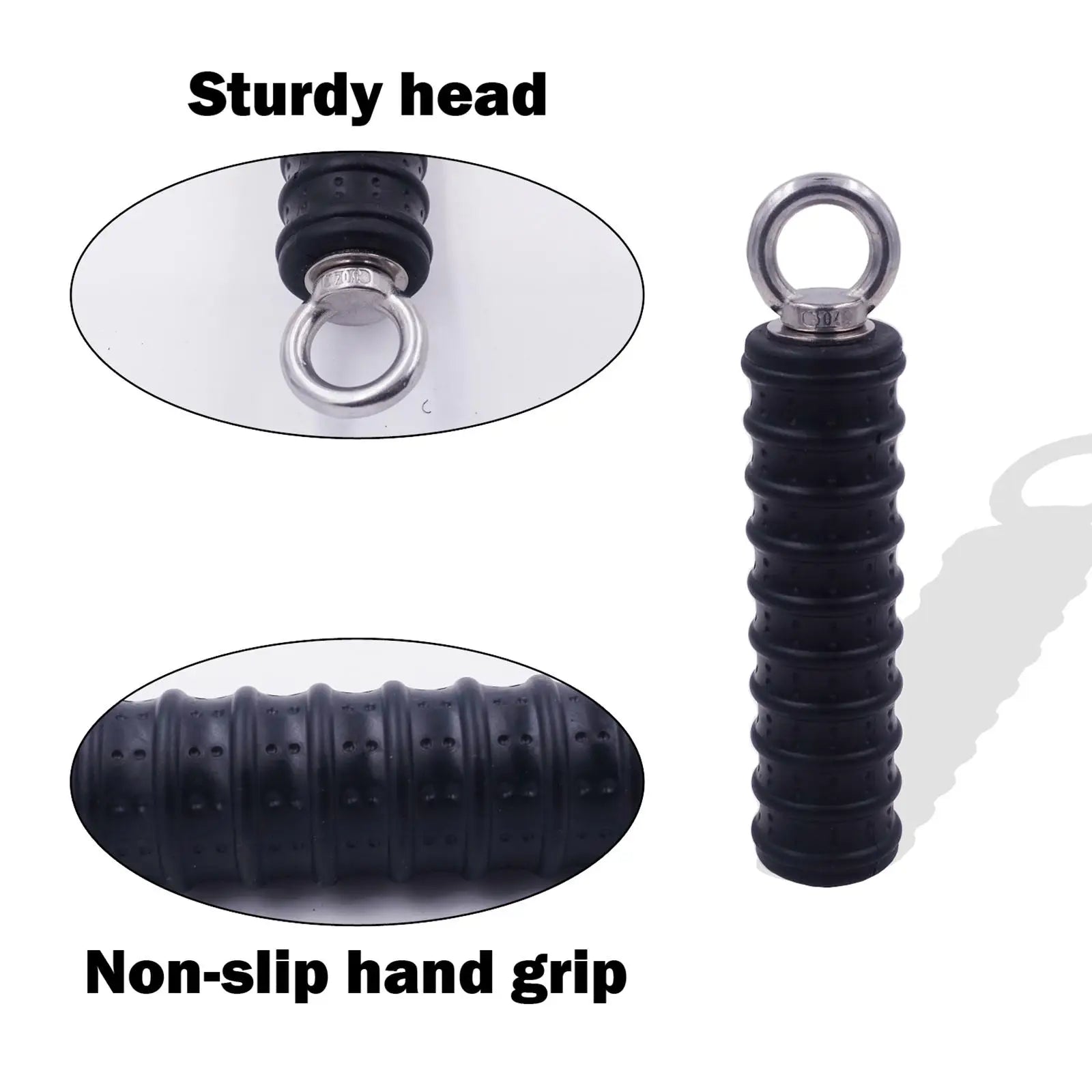 Push Down Single Gym Handle Tricep Strength Pull Up Hand Grips for Cable Machine Attachment Arm Fitness Equipment