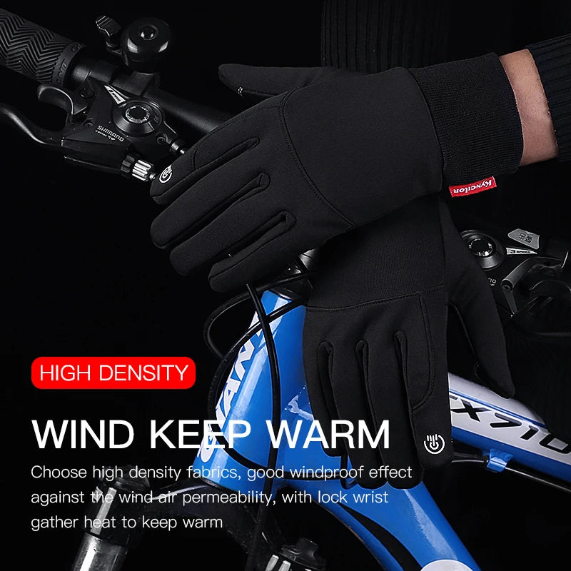 Hot Sale Winter Outdoor Sports Running Glove Warm Touch Screen Gym Fitness Full Finger Gloves For Men Women Knitted Magic Gloves