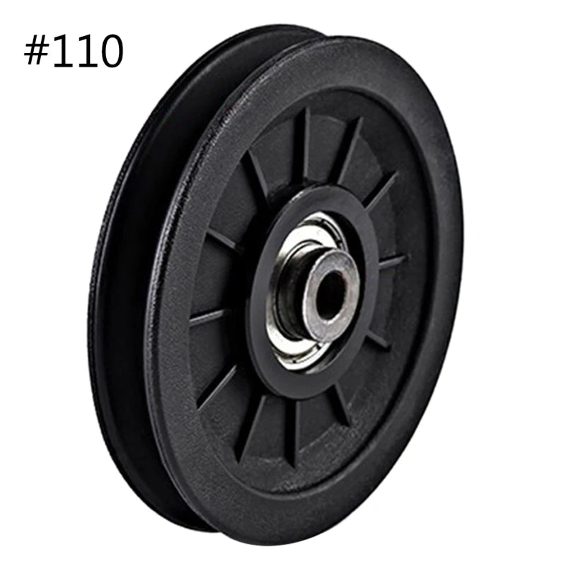 1Pc Nylon Bearing Pulley Wheel Round Fitness Pulley Wheel Bearing Replacements Gym Equipment Parts for Fitness Equipment