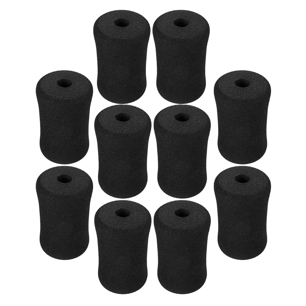 10pcs Buffer Tube Pad Sit-Up Board Foam Gym Replace Part Roller Ab Train Machine Sleeve Walker Fitness Equipment Exercise Sponge