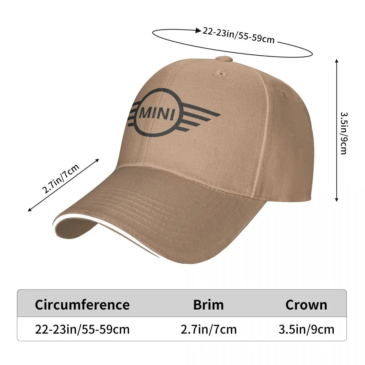 Fashion Logo Baseball Cap M-MINIS-Cooper Couple Women Trucker Hat Spring Fitted Retro Outdoor Gym Hot Sale Snapback Cap