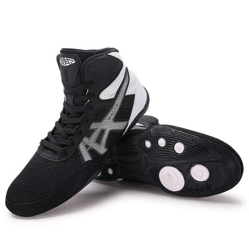 2023 Hot Sale Men Wrestling Shoes Top Quality Gym Shoes Unisex Mesh Breathable Boxing Shoes for Mens Brand Wrestling Boots Boy