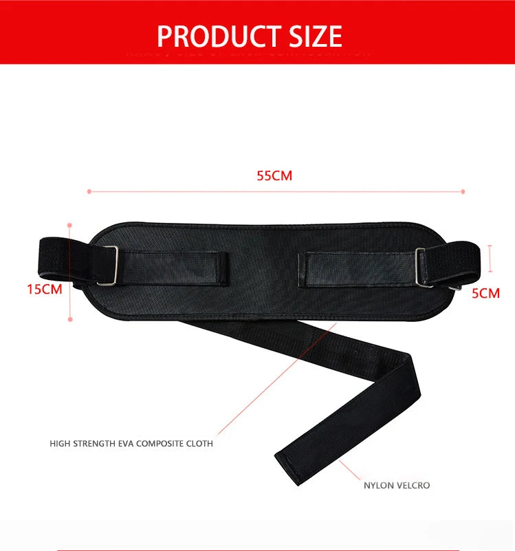 Hip Thrust Belt Glute Bridge Pad Workout With Dumbbells Kettlebells For Squats Lunges Bridges Dips Training Home Gym Equipment