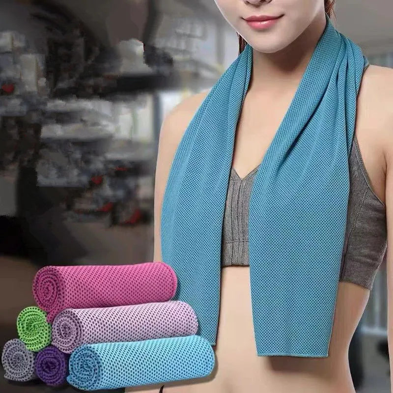 Hot Sale Cool Towel New Ice Cold Enduring Running Jogging Gym Instant Cooling Outdoor Sports Towel