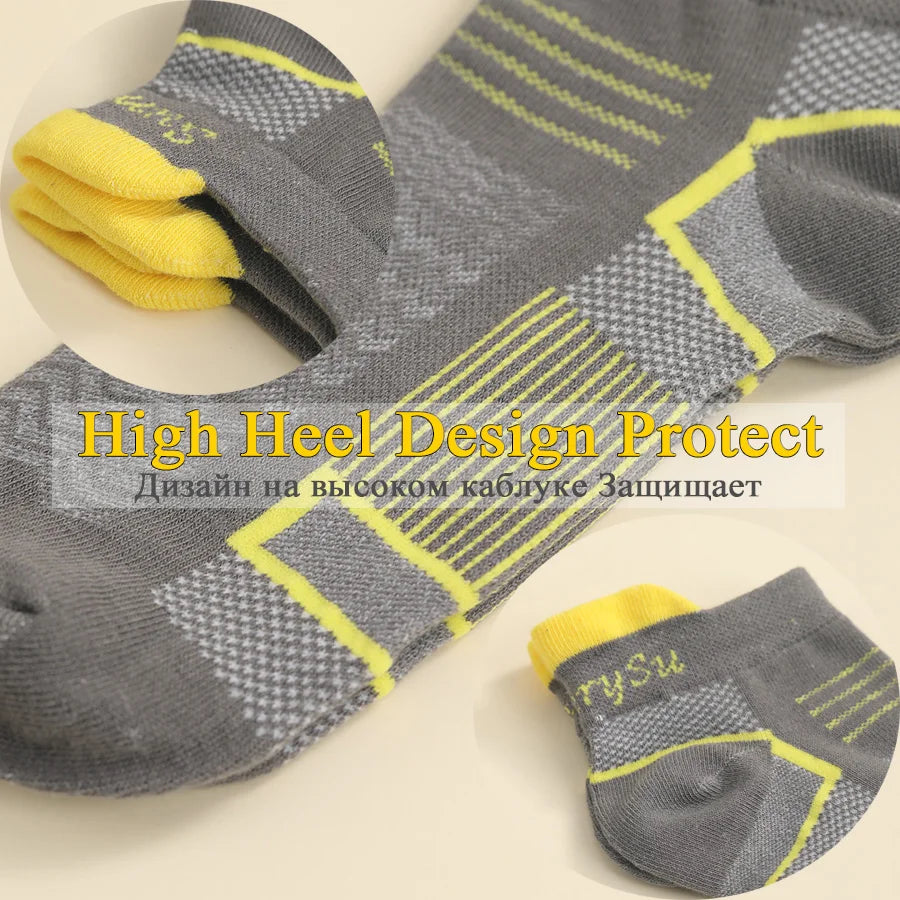 Sports Socks Men Short Athletic Running Hiking Gym Outdoor Cotton Summer Casual Brand Design Male Sock Gift Hot Sale 2024